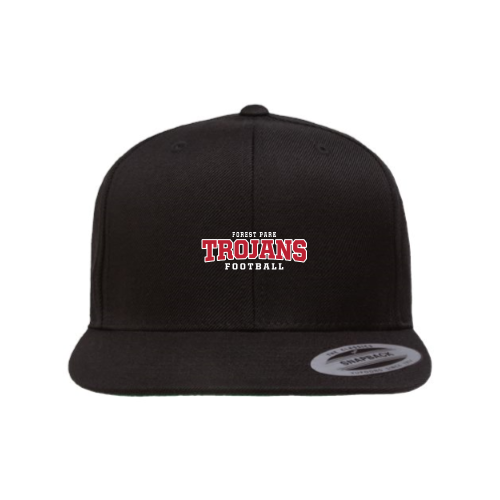 Load image into Gallery viewer, Forest Park Trojans - Premium Flat Bill Snapback
