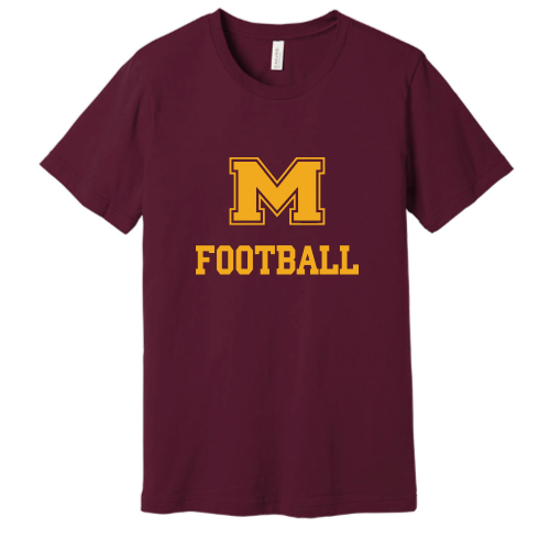 Load image into Gallery viewer, Milford Football - Canvas Adult Short Sleeve Cotton Tee

