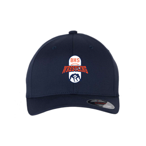 Load image into Gallery viewer, Beech HS - Wrestling - Cotton Blend Fitted Cap
