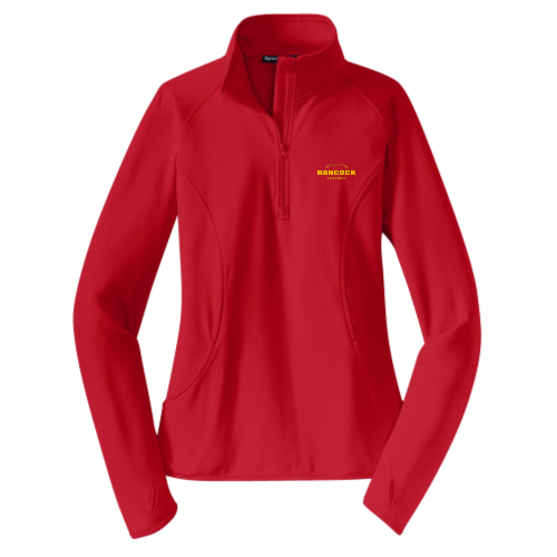 Hancock Football - Ladies Sport Wicking 1/4 Zip Pullover v2
