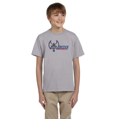 Load image into Gallery viewer, Hillsdale Football - Youth Short Sleeve Cotton Tee
