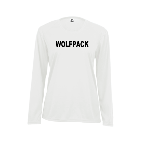 Lincoln Wolfpack - Ladies LS Performance Tee