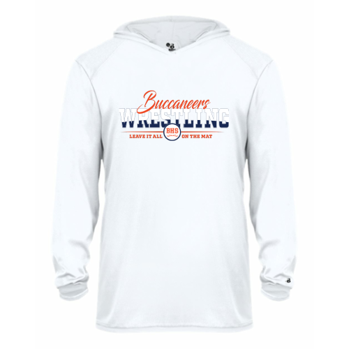 Load image into Gallery viewer, Beech High School Wrestling - Youth LS Performance Tee with Hood
