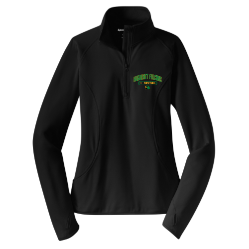 Load image into Gallery viewer, Huguenot Falcons Baseball - Ladies Sport Wicking 1-4 Zip Pullover
