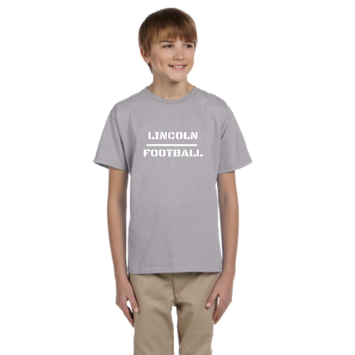 Load image into Gallery viewer, Lincoln Football - Youth Short Sleeve Cotton Tee
