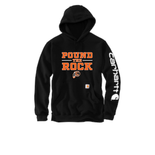 Load image into Gallery viewer, Grafton HS Football - Carhartt Midweight Hooded Logo Sweatshirt
