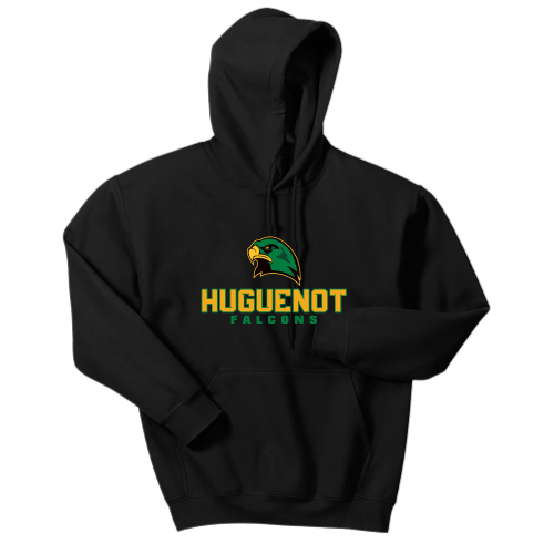 Huguenot Falcons - Adult Pullover Hood Sweatshirt