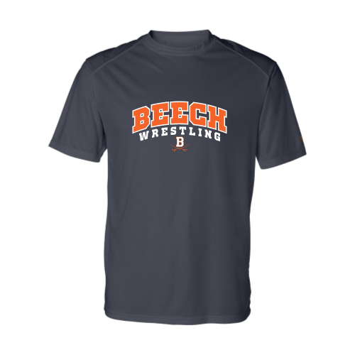 Beech High School Wrestling Navy - Adult B-Core SS Performance Tee # 412000