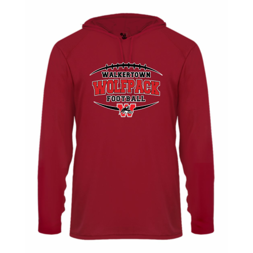 Load image into Gallery viewer, Walkertown HS - Youth LS Performance Tee with Hood
