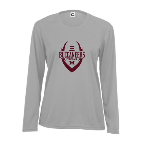 Load image into Gallery viewer, Milford Buccaneers - Ladies LS Performance Tee
