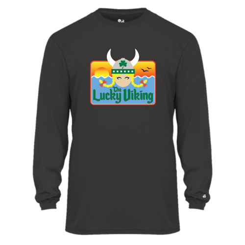 Load image into Gallery viewer, The Lucky Viking -  Youth LS Performance Tee
