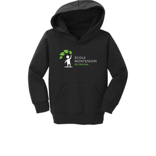 Ecole Montessori - Port & Company Toddler Core Fleece Pullover Hooded Sweatshirt
