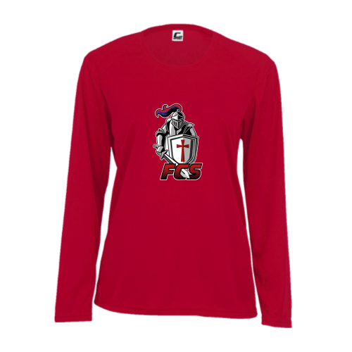 Load image into Gallery viewer, Faith Christian School - Ladies LS Performance Tee
