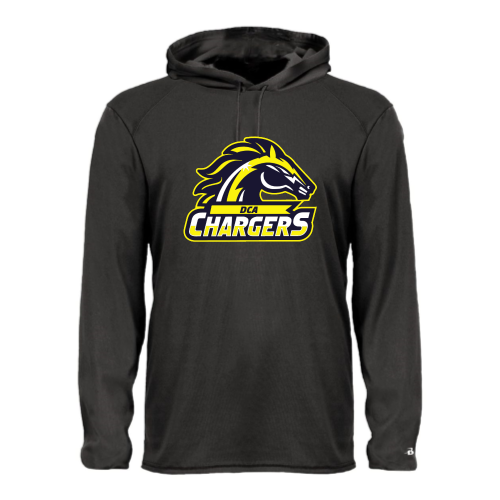 DCA Chargers - Adult LS Performance Tee with Hood