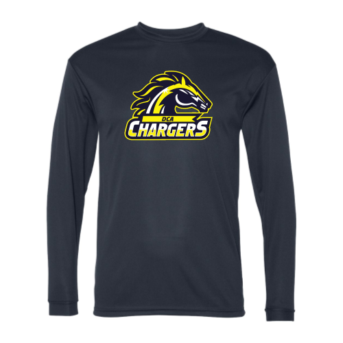 Load image into Gallery viewer, DCA Chargers - Adult LS Performance Tee
