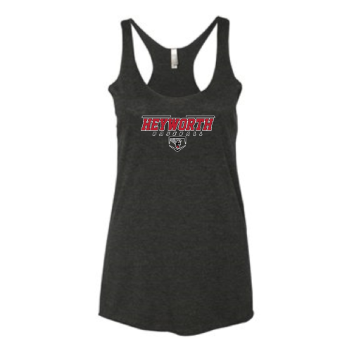 Heyworth Swarm - Baseball - Women’s Triblend Racerback Tank