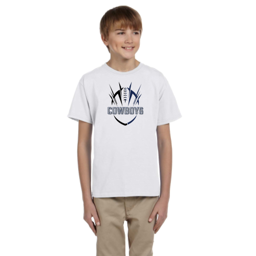 Load image into Gallery viewer, Tanque Cowboys - Youth Short Sleeve Cotton Tee
