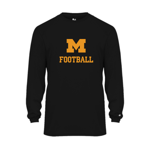 Load image into Gallery viewer, Milford Football - Youth LS Performance Tee
