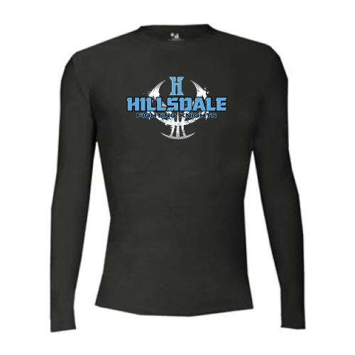 Hillsdale Basketball - Pro-Compression Long Sleeve T-Shirt