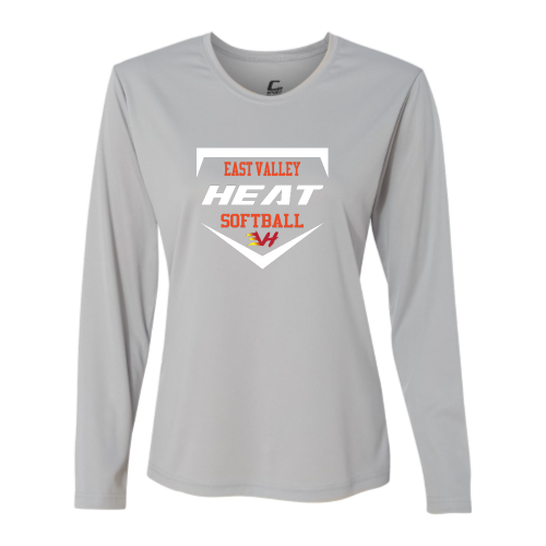 Load image into Gallery viewer, East Valley Heat Club Softball - Youth LS Performance Tee
