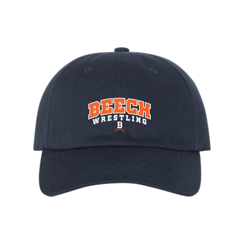 Beech High School Wrestling Navy - Classic Dad Cap