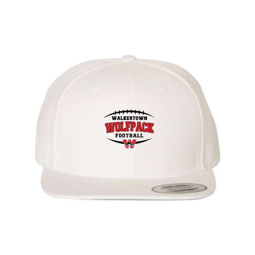 Load image into Gallery viewer, Walkertown HS - Premium Flat Bill Snapback
