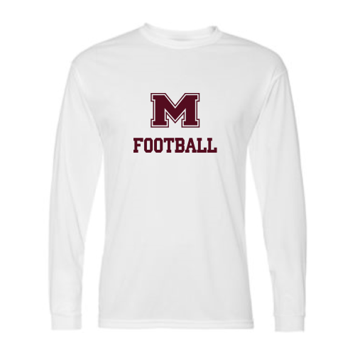 Milford Football - Adult LS Performance Tee