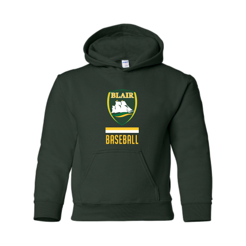 Load image into Gallery viewer, Blair Baseball - Youth Pullover Hood Sweatshirt
