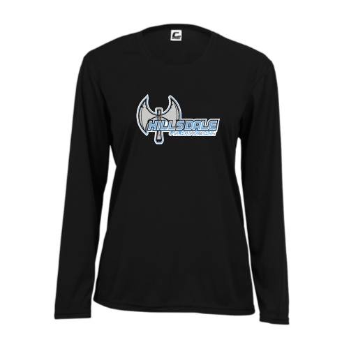 Load image into Gallery viewer, Hillsdale Football - Ladies LS Performance Tee
