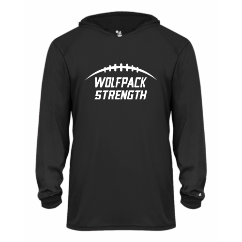 Load image into Gallery viewer, Lincoln HS - Youth LS Performance Tee with Hood
