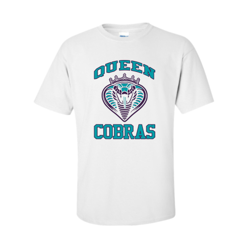 Load image into Gallery viewer, Queen Cobras - Adult Short Sleeve Cotton Tee
