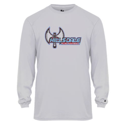 Load image into Gallery viewer, Hillsdale Football - Youth LS Performance Tee
