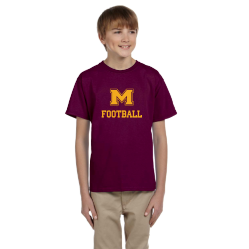 Milford Football - Youth Short Sleeve Cotton Tee