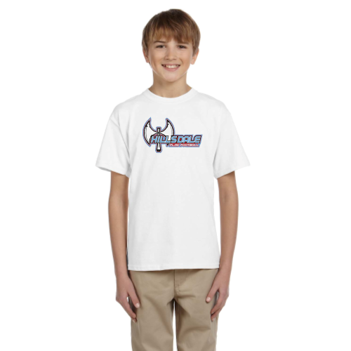 Load image into Gallery viewer, Hillsdale Football - Youth Short Sleeve Cotton Tee
