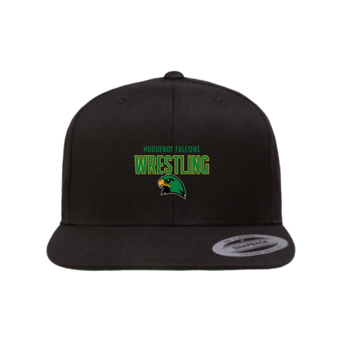 Huguenot Wrestling - Premium Flat Bill Snapback
