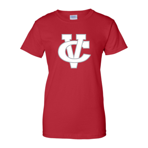 Load image into Gallery viewer, Coosa Valley Academy Baseball - Ladies Short Sleeve Cotton Tee
