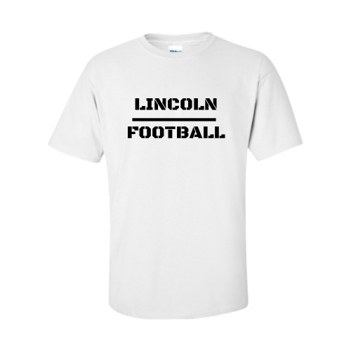 Load image into Gallery viewer, Lincoln Football - Adult Short Sleeve Cotton Tee
