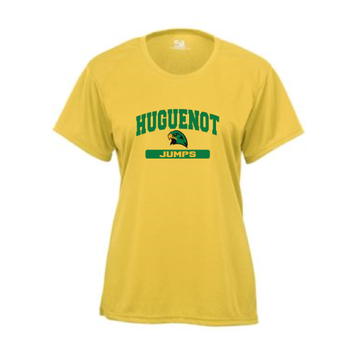 Load image into Gallery viewer, Huguenot Track and Field Jumps - Ladies B-Core SS Performance Tee
