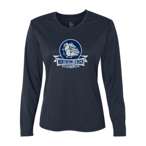 Load image into Gallery viewer, Northern Lehigh Wrestling Bulldog - Youth LS Performance Tee
