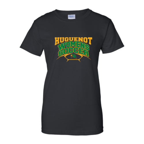 Huguenot Soccer - Ladies Short Sleeve Cotton Tee