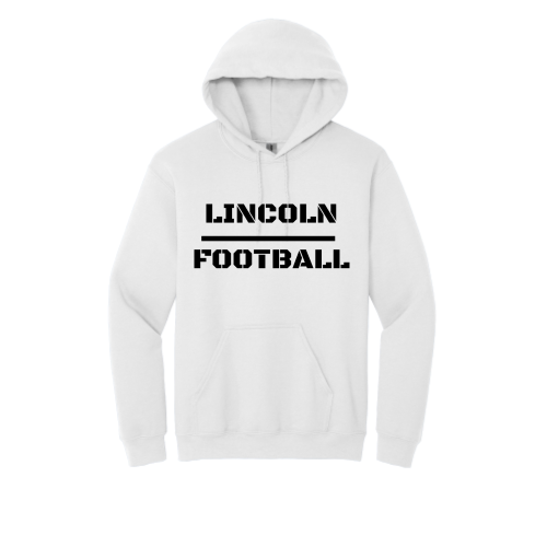 Lincoln Football - Adult Pullover Hood Sweatshirt