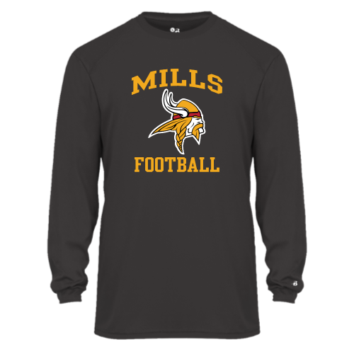 Mills HS - Youth LS Performance Tee