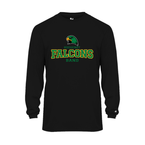 Huguenot Band - Youth LS Performance Tee