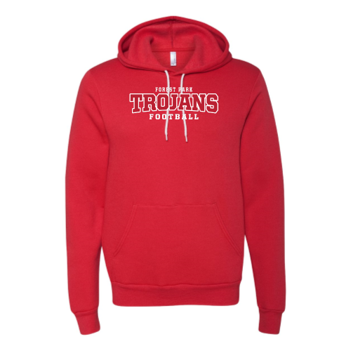 Load image into Gallery viewer, Forest Park Trojans - Adult Premium Pullover Hood Sweatshirt
