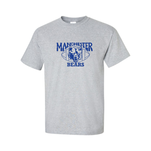 Manchester Bears Football -  Adult Short Sleeve Cotton Tee