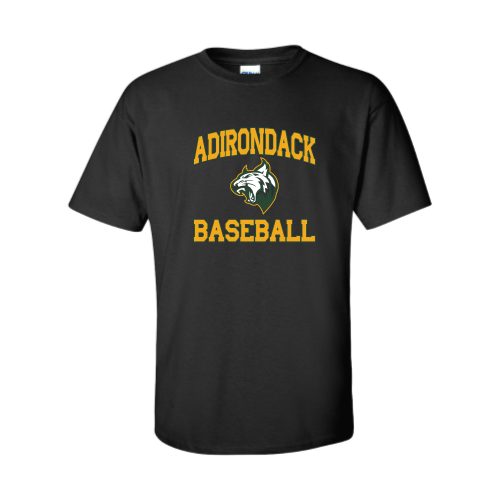Adirondack Baseball - Adult Short Sleeve Cotton Tee