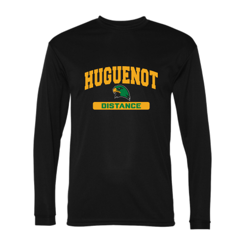 Huguenot Track and Field Distance - Adult LS Performance Tee