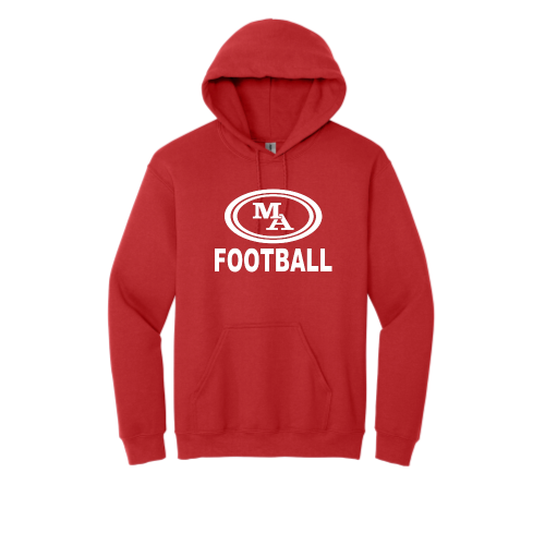 Load image into Gallery viewer, MA Football -  Adult Pullover Hood Sweatshirt
