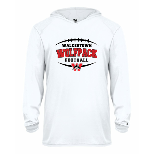 Load image into Gallery viewer, Walkertown HS - Youth LS Performance Tee with Hood
