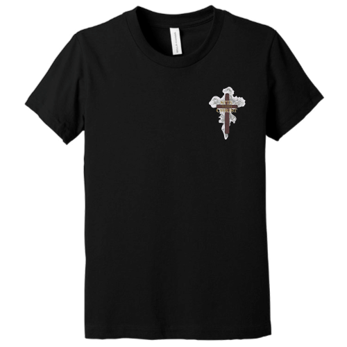 Stix with Christ - Canvas Adult Short Sleeve Cotton Tee